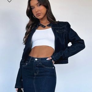 White Fox Denim Jacket